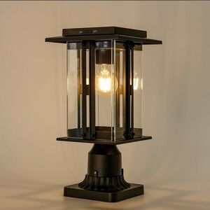 Elegant Black Lantern Lamp